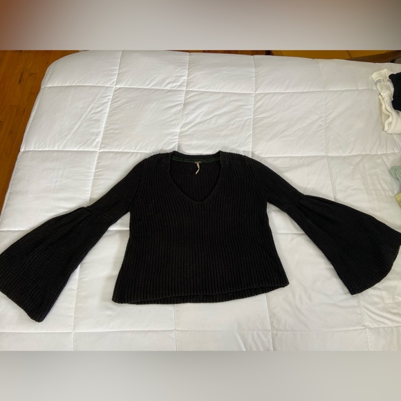 Free People Bell Sleeve Sweater - Picture 4 of 6
